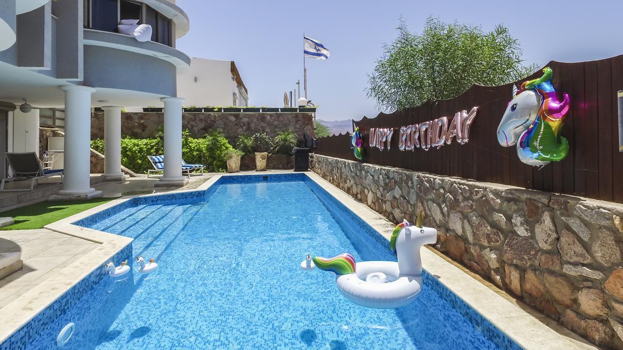 Luxury Suite By The Pool Eilat Bagian luar foto